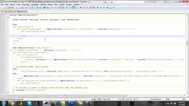 SMF Theme Making Part 1 смотреть онлайн