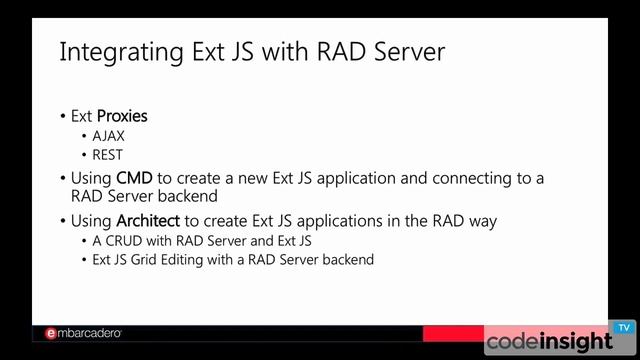 CodeInsightTV - Web Development with ExtJS for Delphi Developers смотреть онлайн