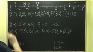 КООРДИНАТНАЯ ПРЯМАЯ. Видеоурок | АЛГЕБРА 7 класс