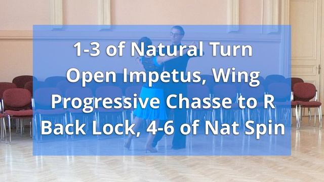 Waltz Basic Lesson | Progressive Chasse to Right | after Hesitation Change; after Wing смотреть онлайн