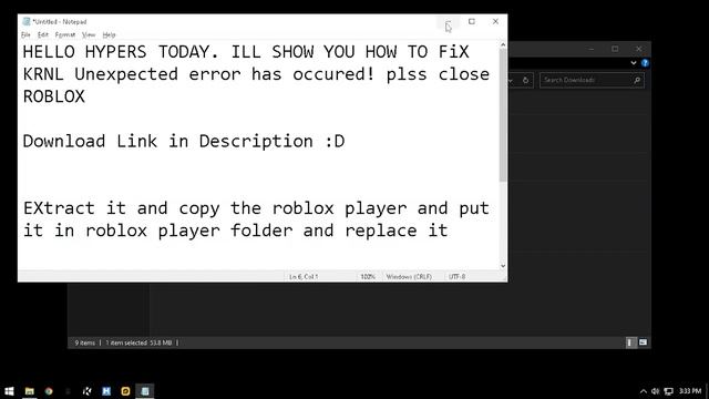 HOW TO FIX KRNL AN UNEXPECTED ERROR HAS OCCURRED PLEASE CLOSE THE CLIENT [2022] смотреть онлайн