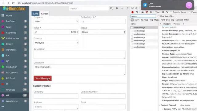 Telegram Basic Integration Example смотреть онлайн