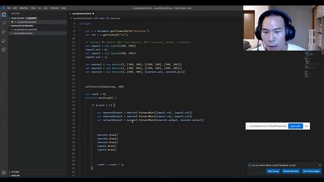 AI Neural Network JAVA Script : Part 5 Neural Network Backpropagation Coding смотреть онлайн