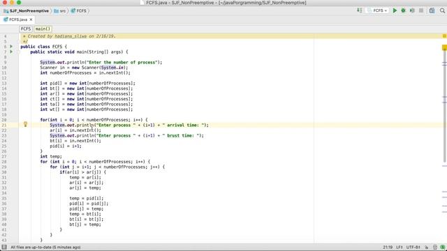 fcfs with java смотреть онлайн