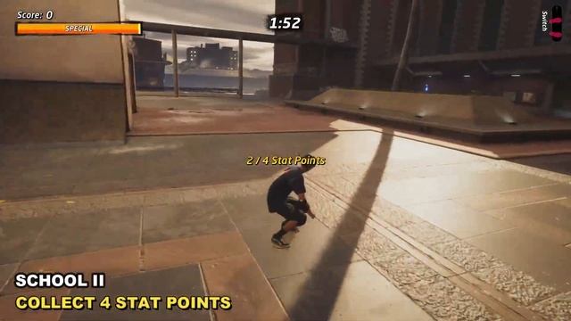 SCHOOL II: How to Collect 4 Stat Points | Tony Hawk's Pro Skater 1+2 (Stat Points Location) смотреть онлайн