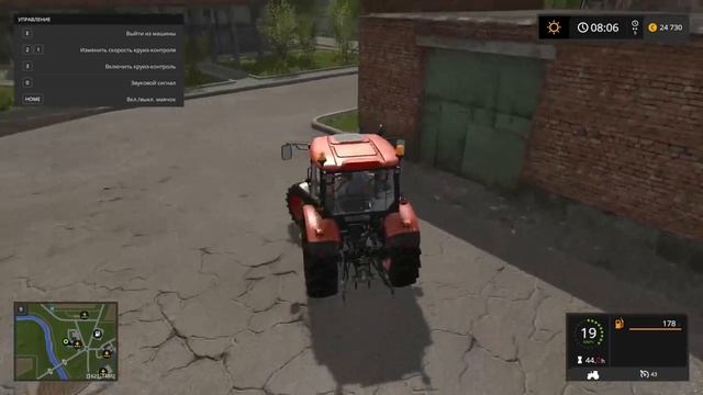 Farming Simulator 2017.Начало игры, знакомимся с фермой SOSNOVKA и убираем поле 1080p смотреть онлайн
