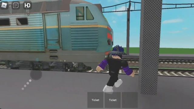 Еду из Москвы в Петербург на поезде в Roblox. игра:russian railway chill game. смотреть онлайн
