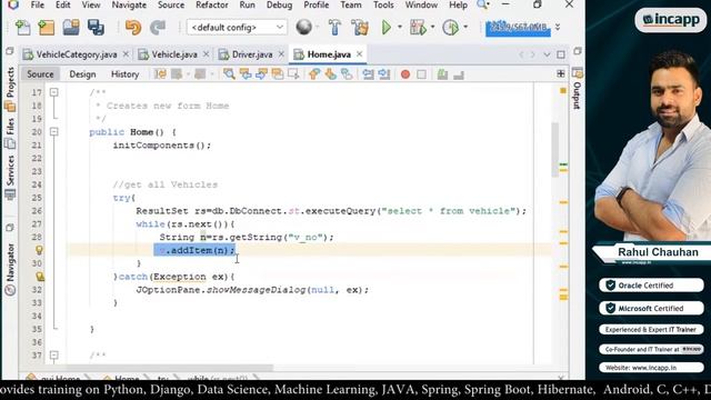 Part - 07 || Creating GUI Project Using JAVA | Java Project | Core Java | Incapp | Rahul Chauhan Si смотреть онлайн