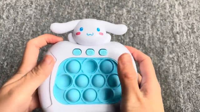 Cinnamoroll Pop It Game Unboxing And Review 2024 - So Satisfying Electric Game Console Fidget Toy