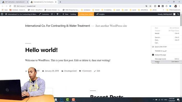 How to Add a Click to Call Button in WordPress - كيفية إضافة زرالاتصال في موقع الوورد برس смотреть онлайн