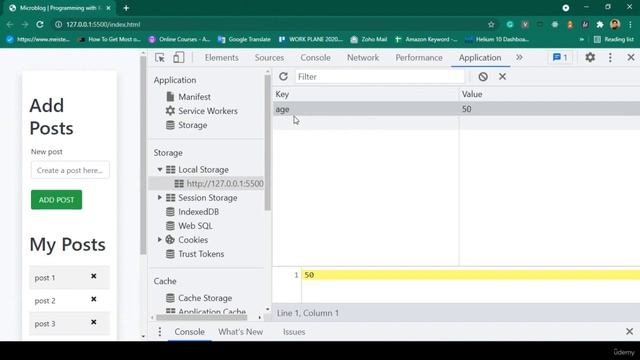 JavaScript Full Stack Developer COURSE: Deleting and Clear out the data from Local storage смотреть онлайн