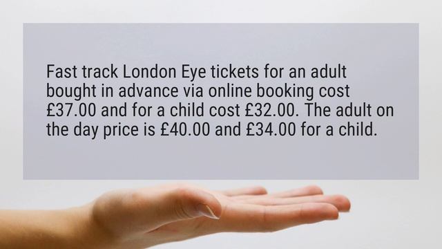 How much does it cost to ride the London Eye? смотреть онлайн