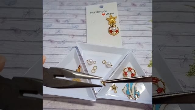 Флешмоб "Море зовет". Серьги в морском стиле. смотреть онлайн