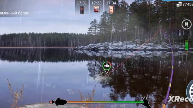 Поймал каменного призрака в игре (My fishing world) смотреть онлайн
