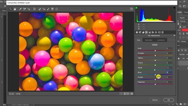 Camera Raw Filter in Photoshop CC 2020 HSL Adjustment смотреть онлайн