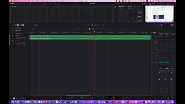 DaVinci Resolve Stereo to Mono Audio смотреть онлайн