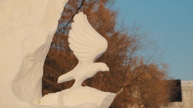 Фестиваль Снежных Скульптур 2022 в Новосибирске смотреть онлайн