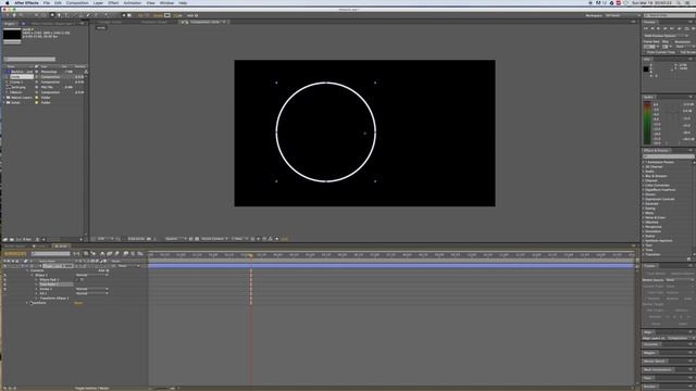 How to draw circle in Adobe After Effects смотреть онлайн