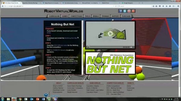 Using Robot Virtual Worlds in the Classroom