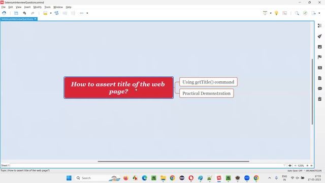How to assert title of the web page (Selenium Interview Question #144) смотреть онлайн