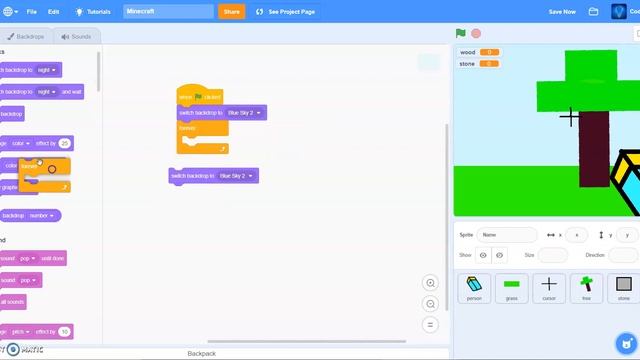 HOW TO MAKE MINECRAFT IN SCRATCH PART-3 #Scratch #minecraft ft. Crazy karthy gamer #code developer смотреть онлайн