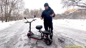 Электроскутер White Siberia Light 1200W - обзор, ТЕСТ_ДРАЙВ, замер максималки, разбор.