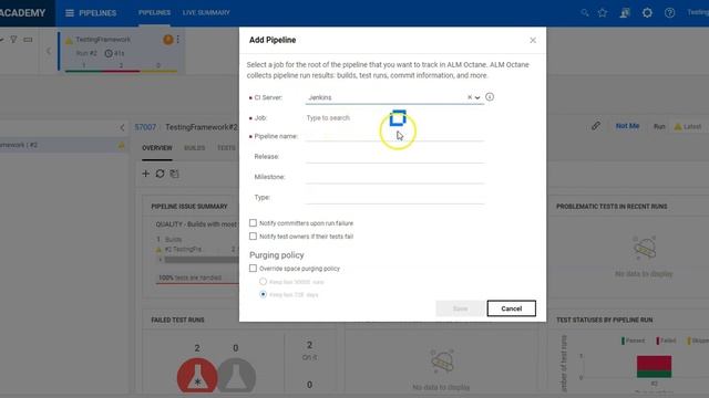 Register a Maven Cucumber Testing Project as Pipeline in ALM Octane смотреть онлайн