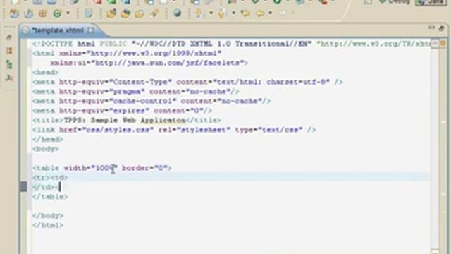 Facelets Templates - создание страниц в JSF смотреть онлайн