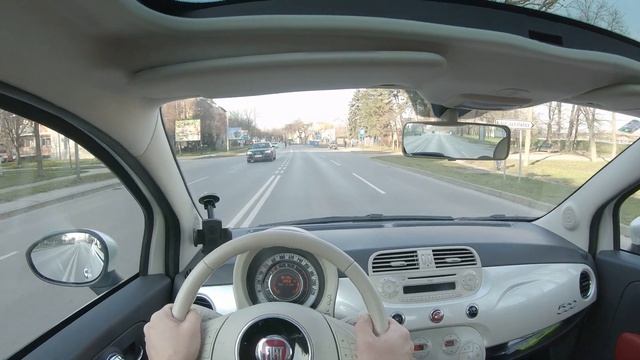 Fiat 500 TwinAir 0.9 85hp with gopro hero 7 black POV смотреть онлайн
