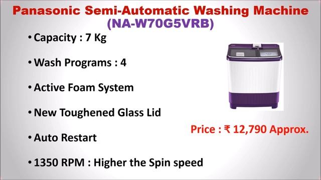 Top 7 Best 7 kg Semi Automatic Top Loading Washing Machine in India 2020 смотреть онлайн