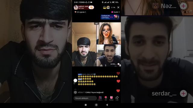 PAJİZNİ CESİ İNGİLİS DİLİ MUELLİMİ İLE TİKTOK CANLİ YAYİM ETDİ смотреть онлайн
