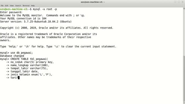 05 Membuat Table di MySQL смотреть онлайн