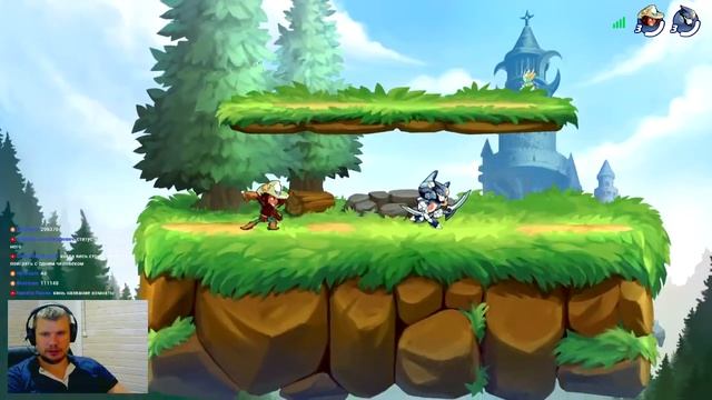 Brawlhalla стрим. бравлхалла #1