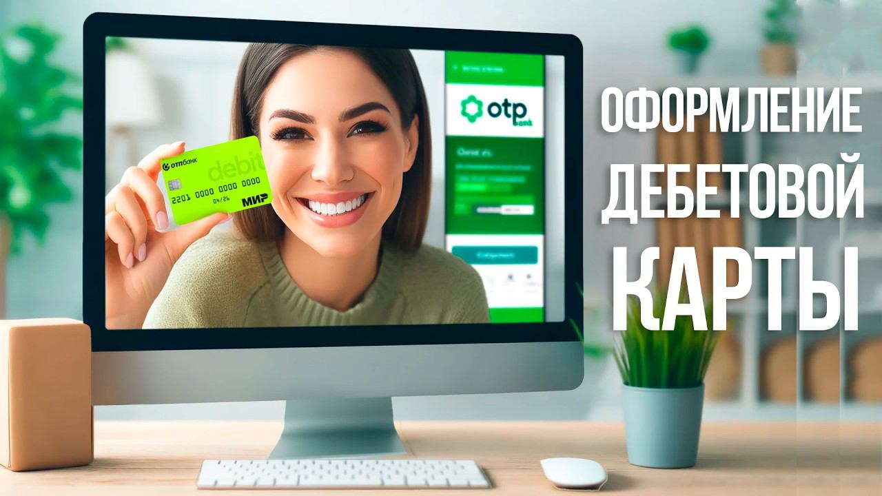 Как оформить  дебетовую карту ОТП банк?