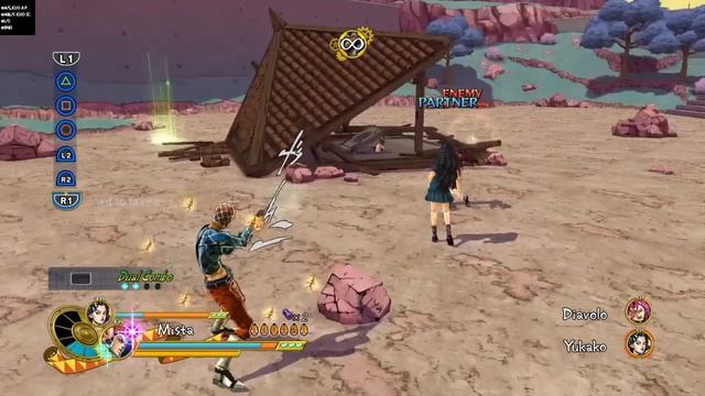 JoJo bizarre adventure eyes of heaven:гайд на Гвидо Мисту смотреть онлайн