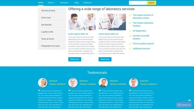 Diagnostic Laboratory WordPress Theme by WT Website Template - 53983 смотреть онлайн