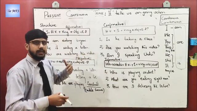 Present Continuous Tense смотреть онлайн