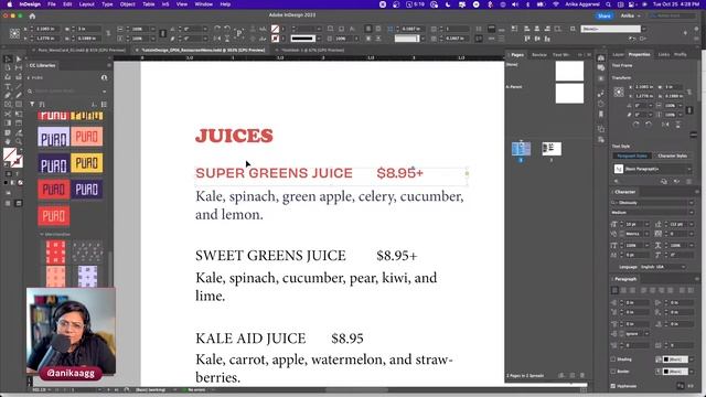 Let’s InDesign: Creating a Restaurant Menu with Anika Aggarwal смотреть онлайн