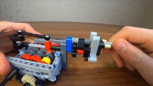 ОБЗОР НА САМУЮ СЛОЖНУЮ 6 - СТУПЕНЧАТУЮ КОРОБКУ ПЕРЕДАЧ ИЗ ЛЕГО ТЕХНИК !