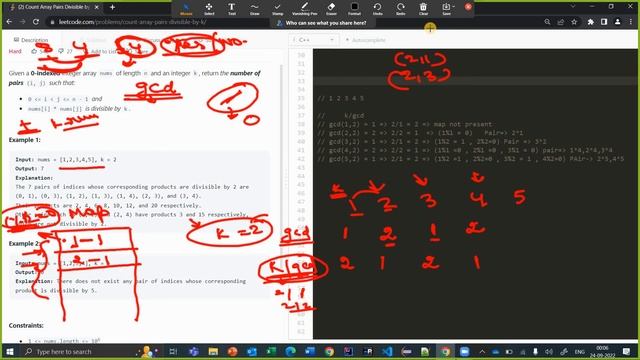 L9. Count Array Pairs Divisible by K || Leetcode | HashMap | C++ | Java | #90dayschallenge | #day смотреть онлайн