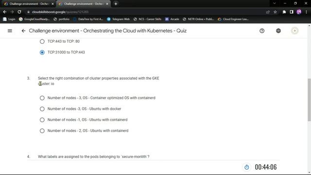 Challenge environment - Orchestrating the Cloud with Kubernetes - Quiz Trivia January 2023 Solution смотреть онлайн