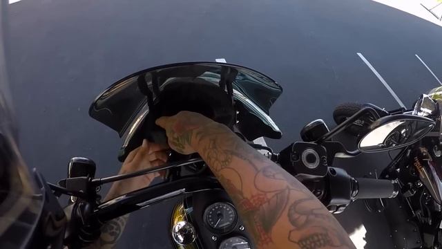 David's Custom Harley-Davidson Dyna Low Rider S (FXDLS) │Walk-Around and Ride смотреть онлайн