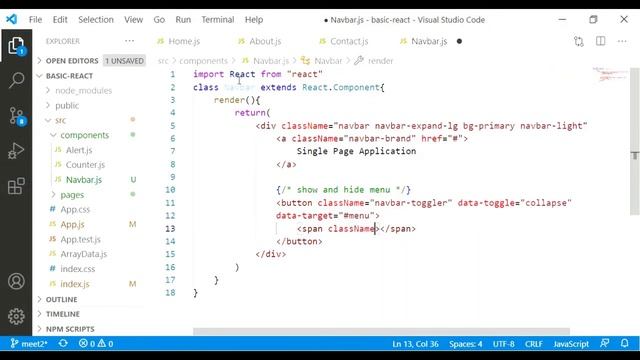 React JS - Single Page Application using React Router DOM смотреть онлайн