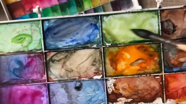Watercolor storage / Пеналы для акварели / Хранение акварели смотреть онлайн