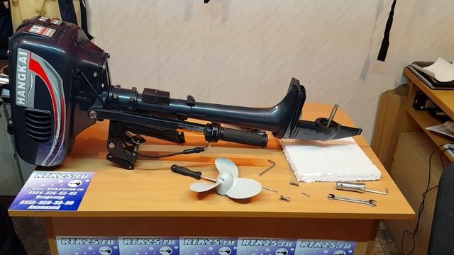 Замена масла в редукторе лодочного мотора Hangkai 3.5 л.с смотреть онлайн
