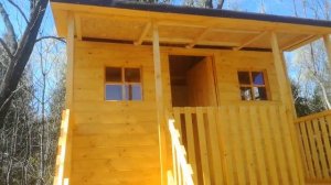 Домик для детей из дерева своими руками