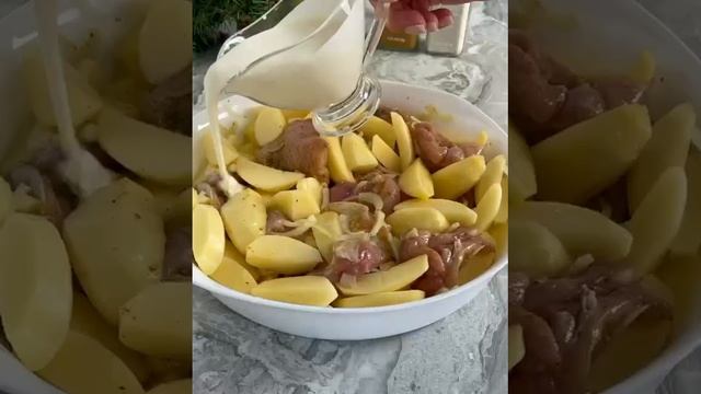Сливочная курочка с картофелем. смотреть онлайн