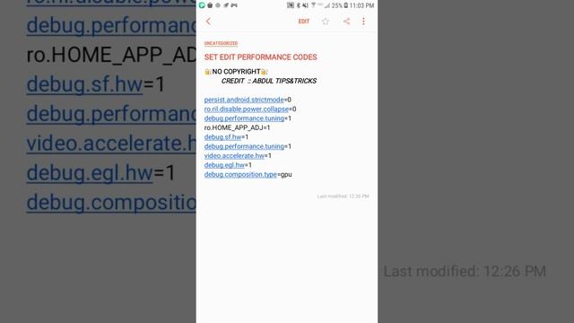 HOW TO TURN ON HIGH PERFORMANCE MODE ON ANY ANDROID (NO ROOT) #tweak #1kviews смотреть онлайн