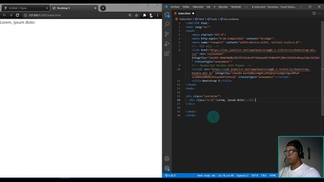 ✅ Bootstrap 5 Desde Cero - #12 Margin | Padding | Aling | Height | Width | Border смотреть онлайн