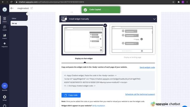 How you can deploy Appy Pie Chatbot’s widget on your Godaddy website? смотреть онлайн